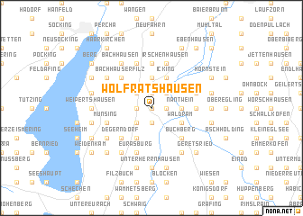 map of Wolfratshausen