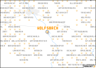 map of Wolfsbach