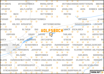 map of Wolfsbach