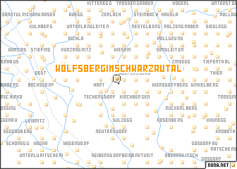 map of Wolfsberg im Schwarzautal