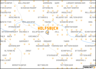 map of Wolfsbuch