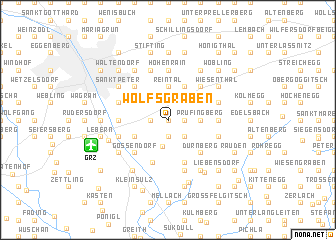 map of Wolfsgraben