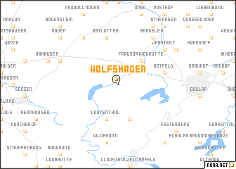 map of Wolfshagen