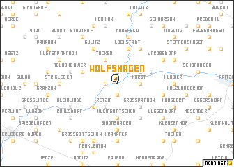 map of Wolfshagen