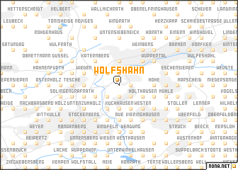 map of Wolfshahn