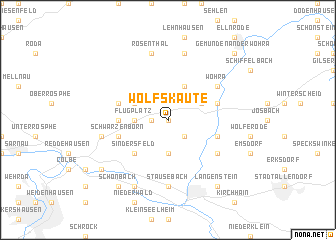 map of Wolfskaute