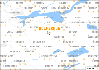 map of Wolfskrug