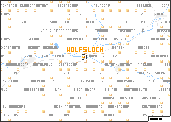 map of Wolfsloch