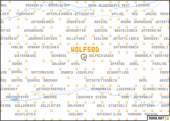 map of Wolfsöd