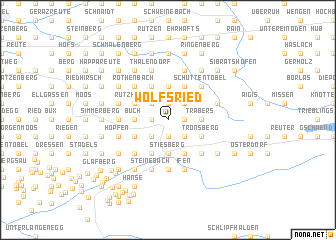 map of Wolfsried