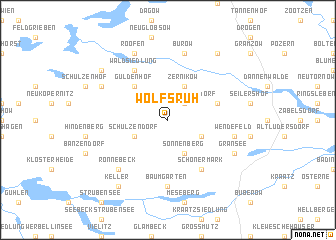 map of Wolfsruh