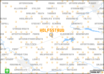 map of Wolfsstaud