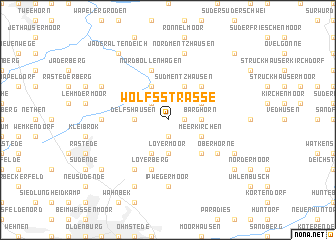 map of Wolfsstraße