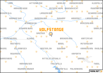 map of Wolfstange