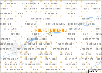 map of Wolfsteinerau