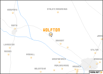 map of Wolfton