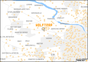 map of Wolf Trap