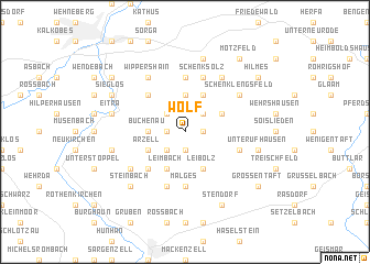 map of Wölf