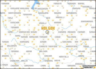 map of Wŏlgok