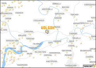 map of Wŏlgok