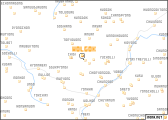 map of Wŏlgok