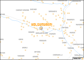 map of Wŏlgŭndae-ri