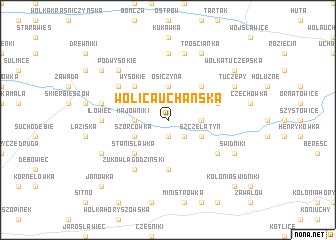 map of Wolica Uchańska