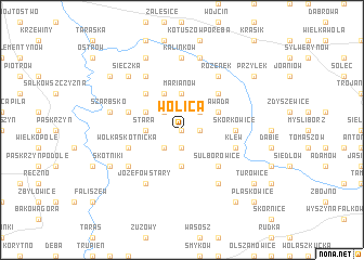 map of Wolica