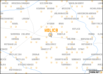 map of Wolica