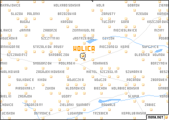 map of Wolica