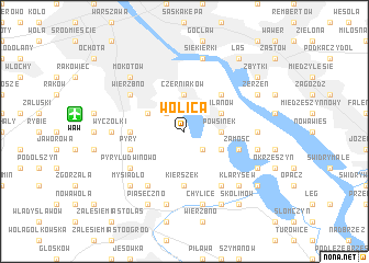 map of Wolica