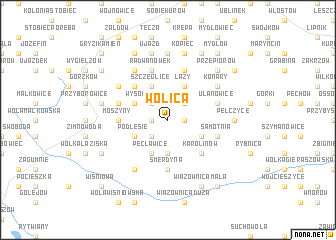 map of Wolica