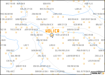 map of Wolica