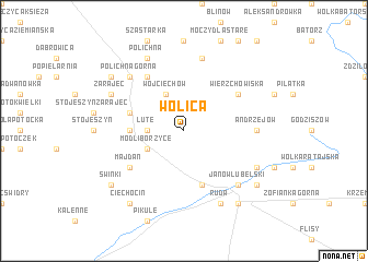 map of Wolica