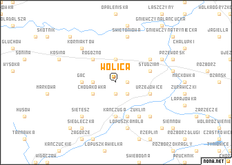 map of Wolica