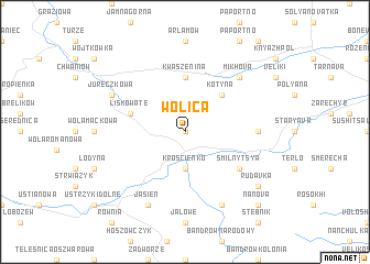 map of Wolica