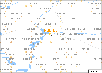 map of Wolice