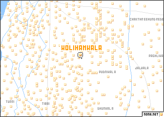 map of Wolihamwāla