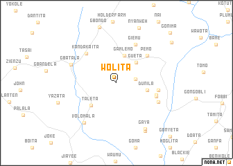 map of Wolita