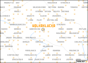 map of Wólka Klucka