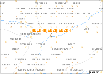 map of Wólka Niedźwiedzka