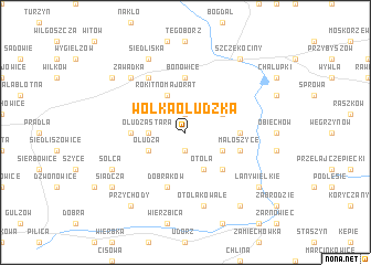 map of Wólka Ołudzka