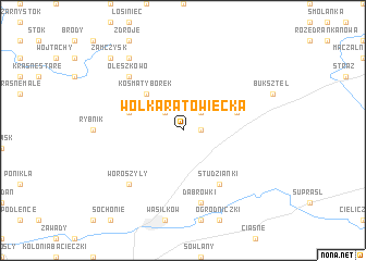 map of Wólka Ratowiecka