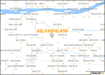 map of Wólka Smolana