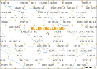 map of Wólka Wojsławska