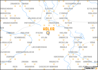 map of Wólka