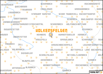 map of Wolkersfelden