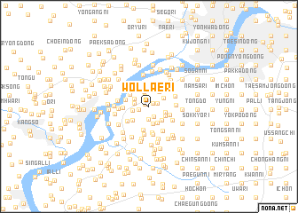map of Wŏllae-ri