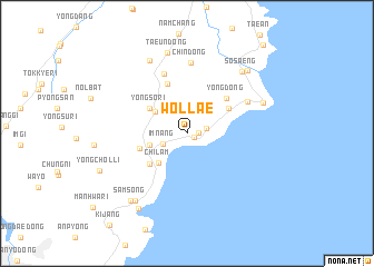 map of Wŏllae