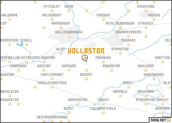 map of Wollaston